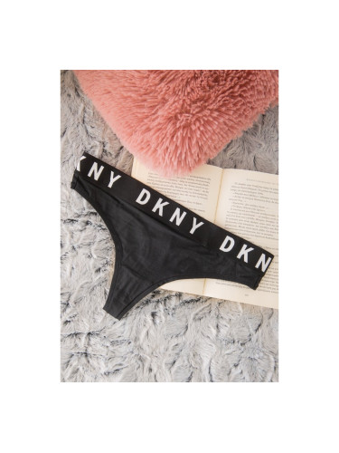 DKNY String Thong Cozy DK4529 Черно