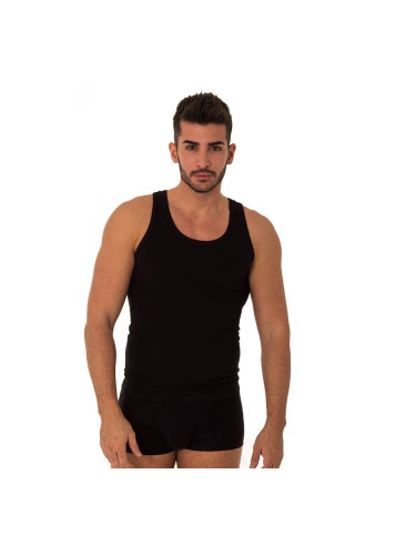 Мъжка тениска без ръкави 2 броя Sporties 90-12014 Черно