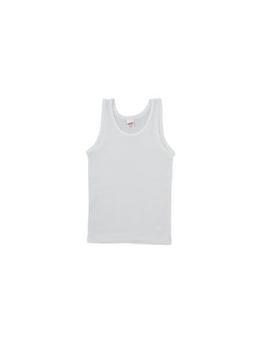 Тениска без ръкави за момиче 90-40760 Бяло