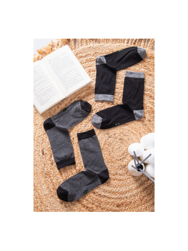 Мъжки чорапи Me-We в икономичен пакет 2 чифта Черно