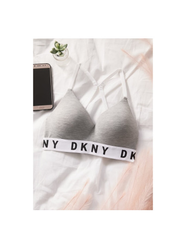 DKNY Wire free push up bra DK4518 Сиво