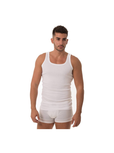 Мъжка тениска с презрамка Бяло