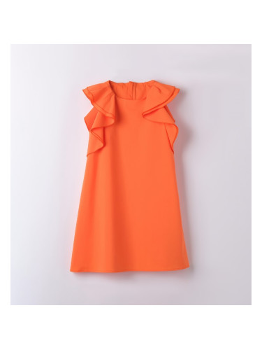 Детска рокля в оранжев цвят IDO