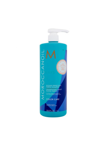 Moroccanoil Color Care Blonde Perfecting Purple Shampoo Шампоан за жени 1000 ml