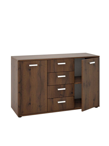 СКРИН АЛИС 120/45/73 h В ТЪМЕН ДЪБ ВОТАН С РЕЛЕФЕН ФЛАДЕР