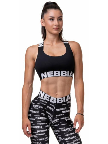 Nebbia Power Your Hero Iconic Sports Bra Black S Фитнес бельо