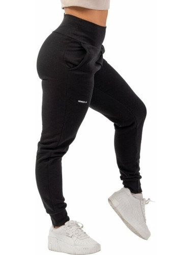 Nebbia High-Waist Loose Fit Sweatpants "Feeling Good" Black L Фитнес панталон