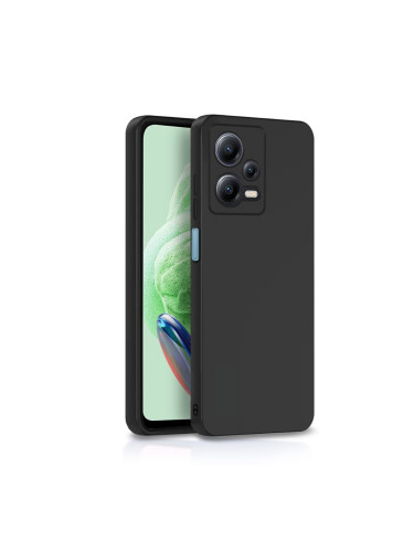 Силиконов кейс iPaky матиран, За Xiaomi Redmi Note 12 Pro Plus, Черен