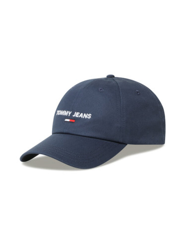 Tommy Jeans Шапка с козирка Tjm Sport Cap AM0AM10394 Тъмносин