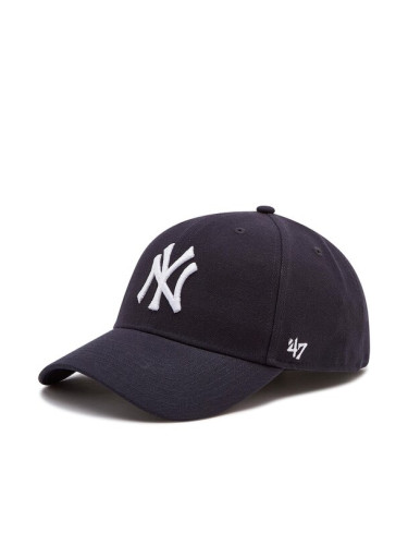 47 Brand Шапка с козирка New York Yankees B-MVPSP17WBP-NY Тъмносин