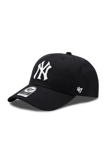 47 Brand Шапка с козирка Mlb NY Yankeess BMVPSP17WBPBKW Черен