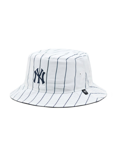 47 Brand Шапка с козирка MLB New York Yankees Pinstriped '47 BUCKET B-PINSD17PTF-NY Тъмносин