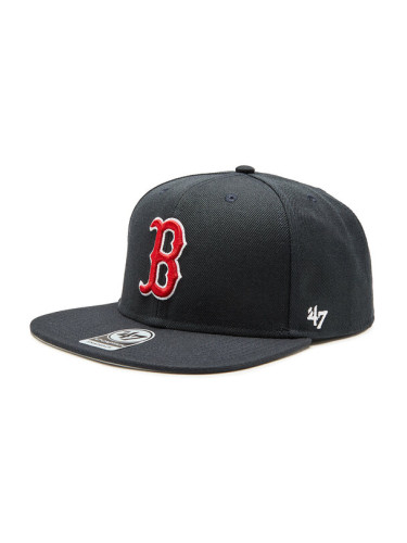 47 Brand Шапка с козирка MLB Boston Red Sox Sure Shot '47 CAPTAIN B-SRS02WBP-NYC Тъмносин