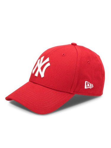 New Era Шапка с козирка 940 Leag Basic Neyy 10531938 Червен