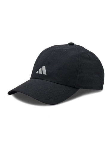 adidas Шапка с козирка Running Essentials AEROREADY Six-Panel Baseball Cap HT6353 Черен