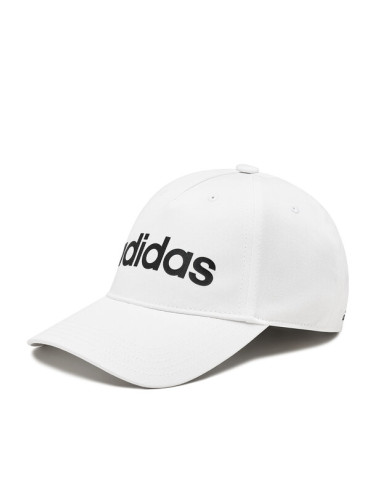 adidas Шапка с козирка Daily Cap IC9707 Бял