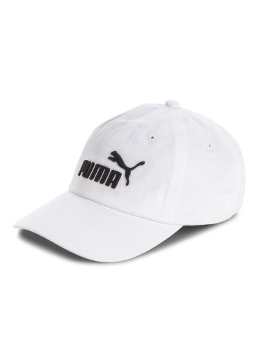 Puma Шапка с козирка Ess Cap 052919 Бял