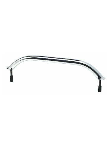 Osculati Oval pipe handrail Stainless Steel external screws 220 mm