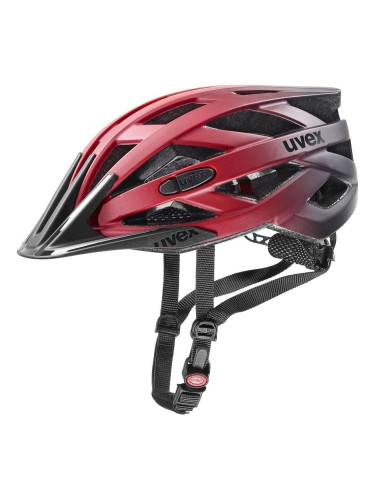 UVEX I-VO CC Red/Black Matt 52-57 Каска за велосипед