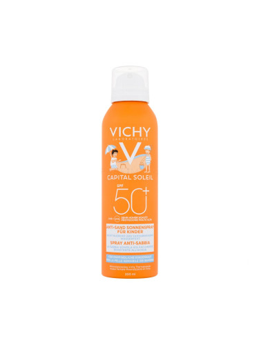 Vichy Capital Soleil Kids Anti-Sand Mist SPF50+ Слънцезащитна козметика за тяло за деца 200 ml