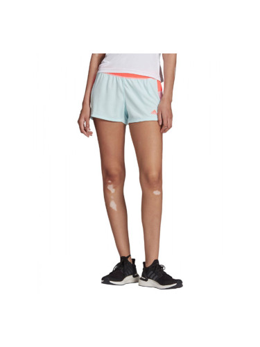 ADIDAS Pacer Colorblock Shorts Light Green