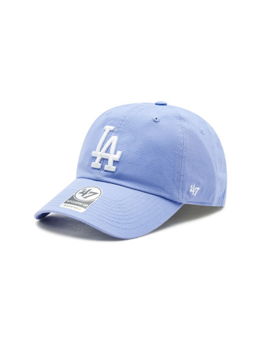 Шапка с козирка 47 Brand MLB Los Angeles Dodgers '47 CLEAN UP B-RGW12GWS-LVB Виолетов