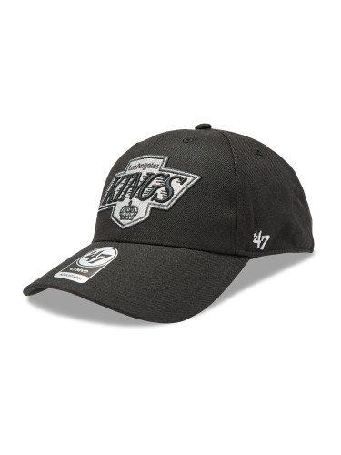 Шапка с козирка 47 Brand NHL LA Kings Vintage Ballpark Snap '47 MVP HVIN-BLPMS08WBP-BK88 Черен