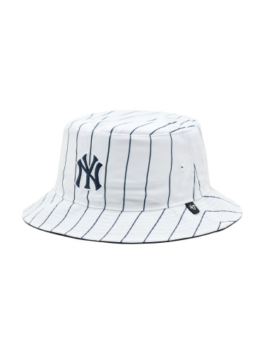 Шапка с козирка 47 Brand MLB New York Yankees Pinstriped '47 BUCKET B-PINSD17PTF-NY Тъмносин