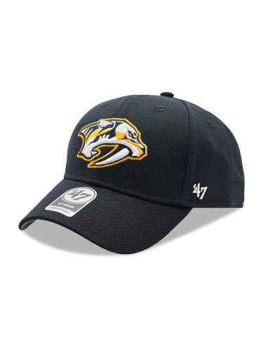 Шапка с козирка 47 Brand NHL Nashville Predators '47 MVP H-MVP30WBV-BKD Черен