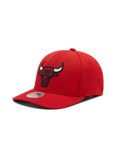 Шапка с козирка Mitchell & Ness HHSS3257 Червен