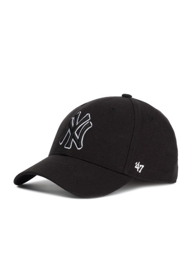 Шапка с козирка 47 Brand New York Yankees B-MVPSP17WBP-BKC Черен