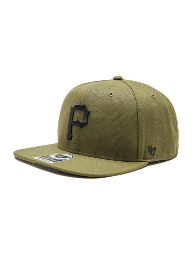 Шапка с козирка 47 Brand MLB Pittsburgh Pirates Ballpark Camo 47 CAPTAIN B-BCAMO20WBP-SW Зелен