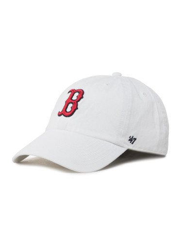 Шапка с козирка 47 Brand Mlb Boston Red Sox B-RGW02GWS-WH Бял