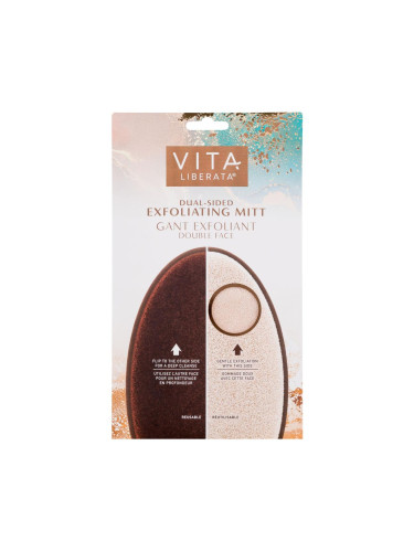 Vita Liberata Dual-Sided Exfoliating Mitt Ексфолиант за тяло за жени 1 бр