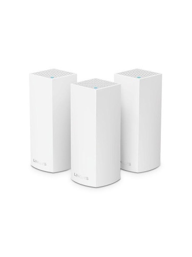 Безжичен мрежов рутер Linksys Velop Tri-Band WiFi 5 (3 броя), Бял