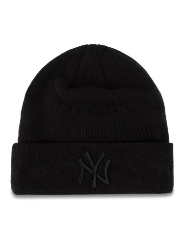 Шапка New Era Mlb Essential Cuff Osfm 12122729 Черен