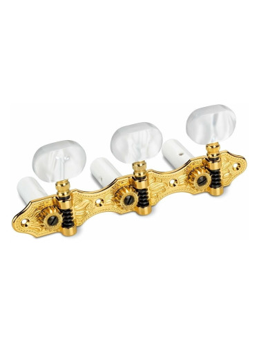 Schaller HGO 1 Baseplate 3 L Gold Тунинг част за китара