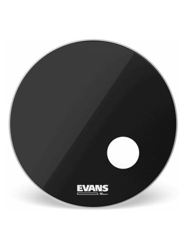 Evans BD24RB EQ3 Resonant 24" Black Кожа за барабани резонансна