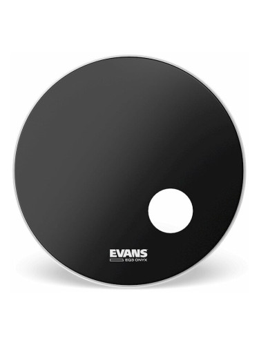 Evans BD24RONX Onyx Coated 24" Black Кожа за барабани резонансна