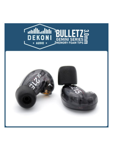 Dekoni Audio ETZ-GEMINI-LG Black Тапи за слушалки
