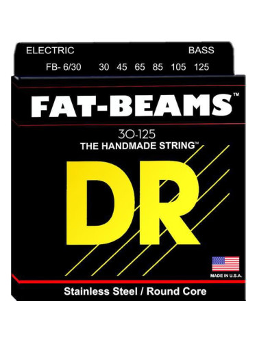 DR Strings Fat Beams FB6-30 Струни за 6-струнна бас китара