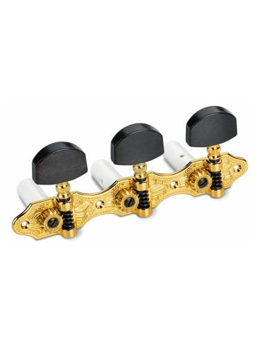 Schaller HGO 1-1 Baseplate 3 L Gold Тунинг част за китара