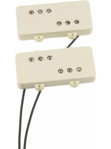 Fender Cunife Wide Range Jazzmaster Pickup Set Vintage White Адаптер за китара