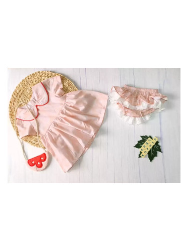 Бебешка лятна рокля и гащички Pink Summer