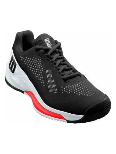 Wilson Rush Pro 4.0 Mens Tennis Shoe Black/White/Poppy Red 41 1/3 Мъжки обувки за тенис