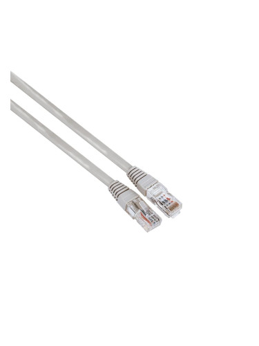 Мрежов кабел HAMA,CAT 5e, UTP, RJ-45 - RJ-45, 5 м Сив, булк опаковка