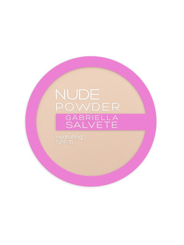 Gabriella Salvete Nude Powder SPF15 Пудра за жени 8 гр Нюанс 01 Pure Nude