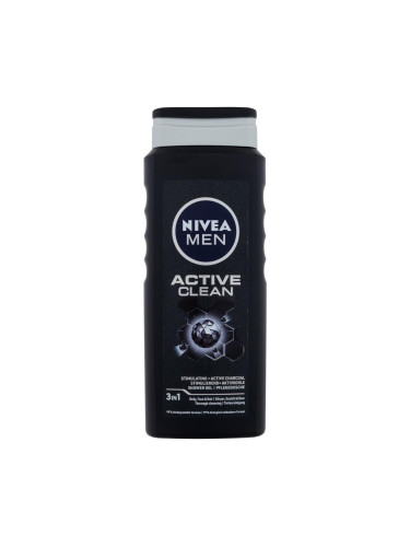 Nivea Men Active Clean Душ гел за мъже 500 ml