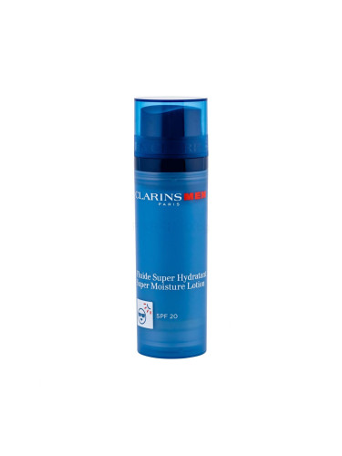 Clarins Men Super Moisture Lotion SPF20 Гел за лице за мъже 50 ml