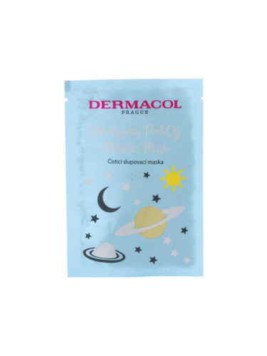 Dermacol Beautifying Peel-off Metallic Mask Cleansing Маска за лице за жени 15 ml